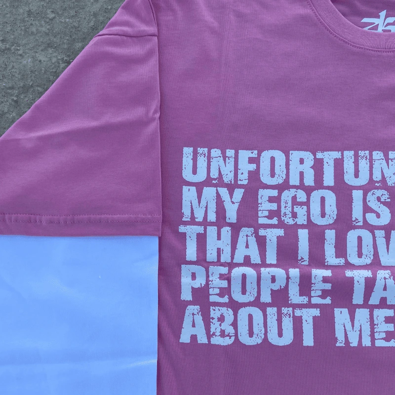 Ego Duoblesleeve Pink T-Shirt - ZK Design - Edropit