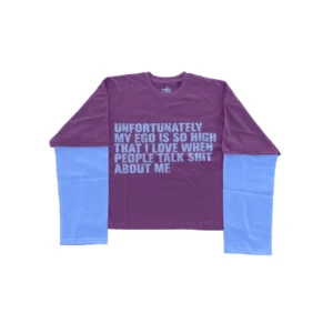 Ego Duoblesleeve Pink T-Shirt - ZK Design - Edropit
