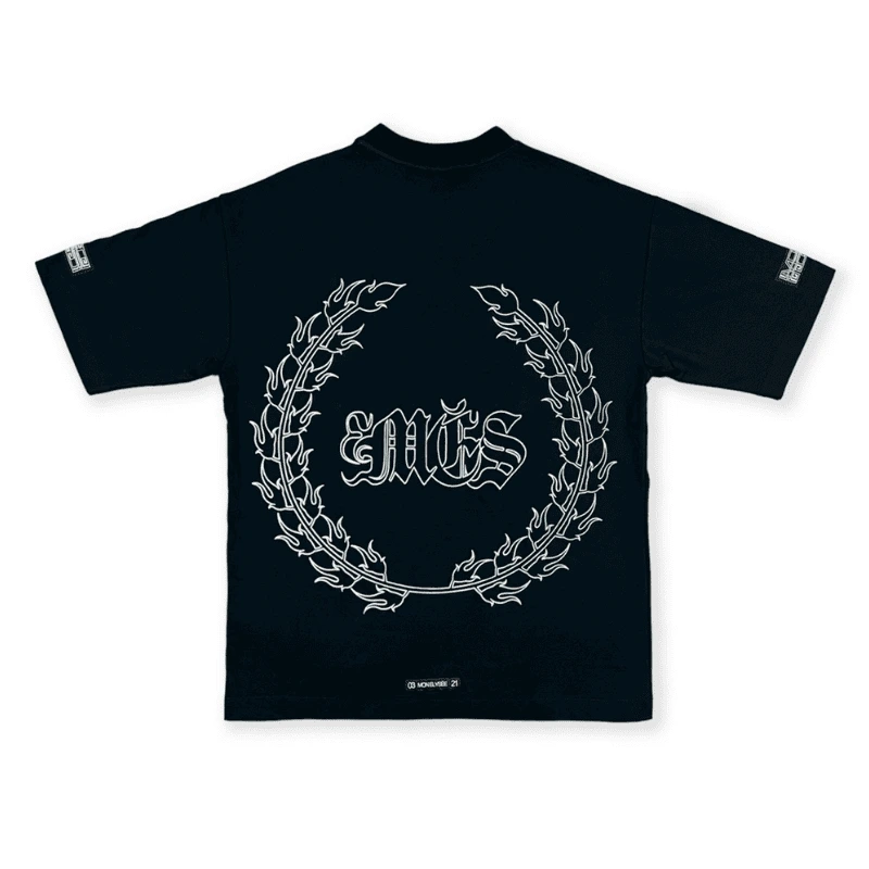 Black Holy Crown Tee - Mon Élysée - Image 2