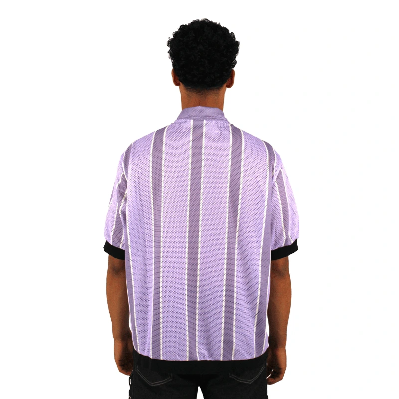 Lilac Bowling Shirt - Injury - Image 2