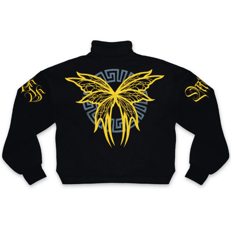 retro sparkle black dis-triumph mock neck - Mon Elysee - Edropit