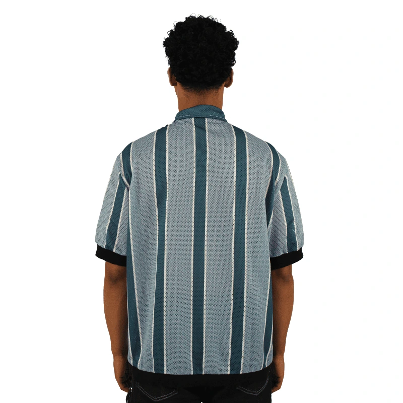 Teal Bowling Shirt - Injury - Image 2
