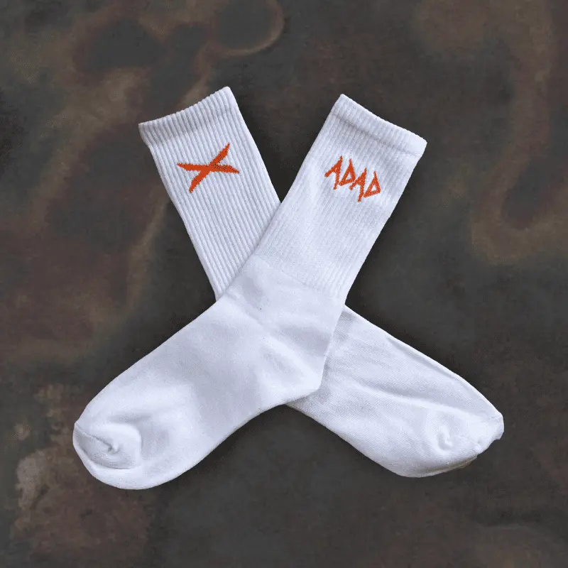 details Adad Army White Socks - Adad Wear - Edropit