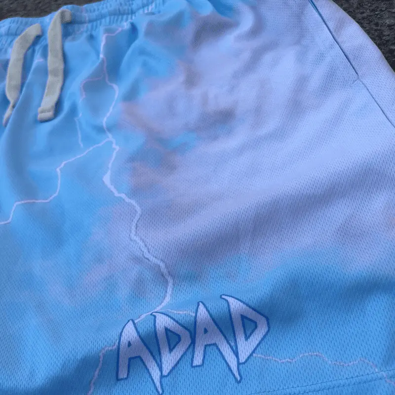 Adad Sky Blue Shorts - Adad Wear - Image 2